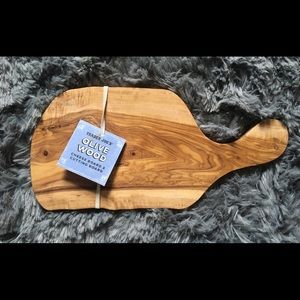 Trader Joe's Olive Wood Cheese Cutting Board NWT